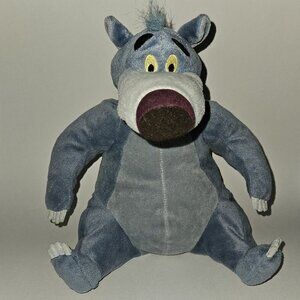 VTG Disney Hasbro Jungle Book Be-Boppin Baloo 2002 Plush Sound Talks Sing TESTED